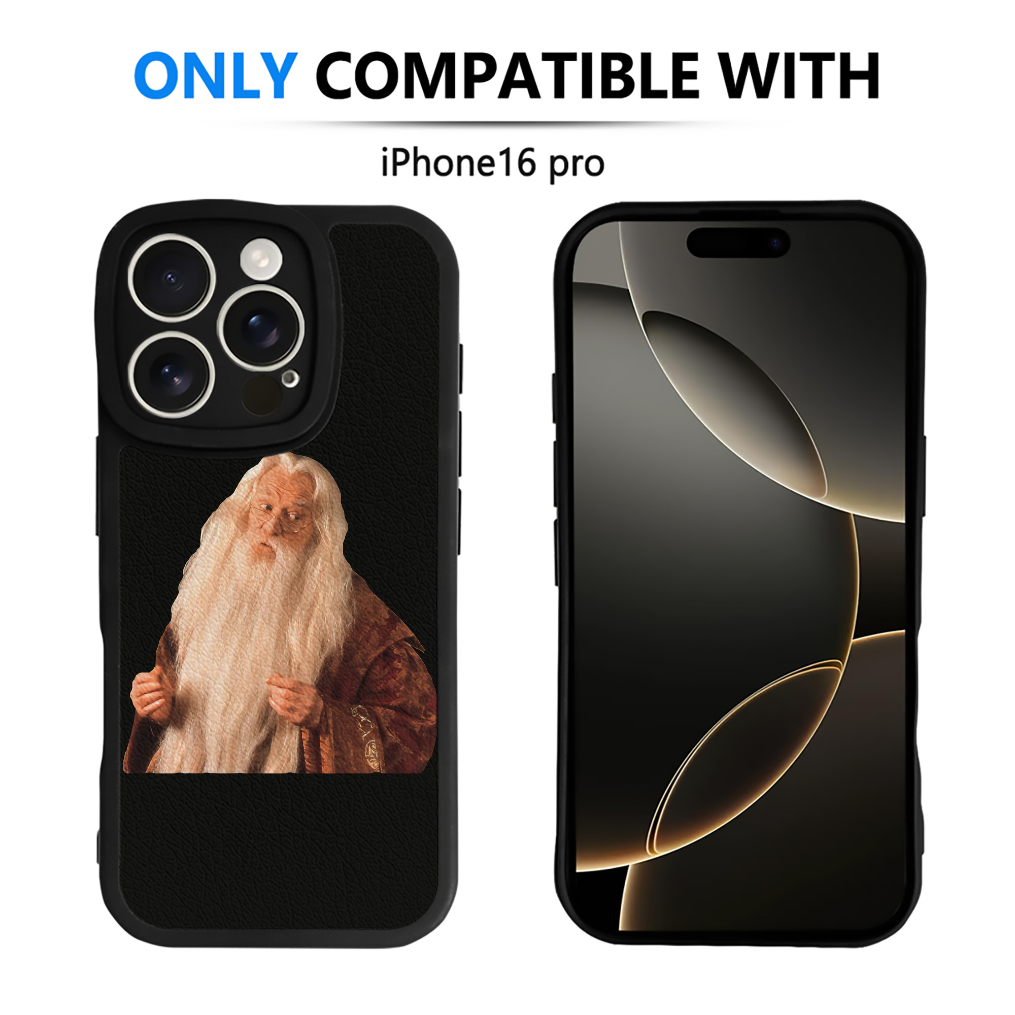 （画像用） Harry Potter ハリー・ポッターシリーズ 【iPhone 16シリーズ対応】シリコンスマホケース（レザー調） 材質：シリコン